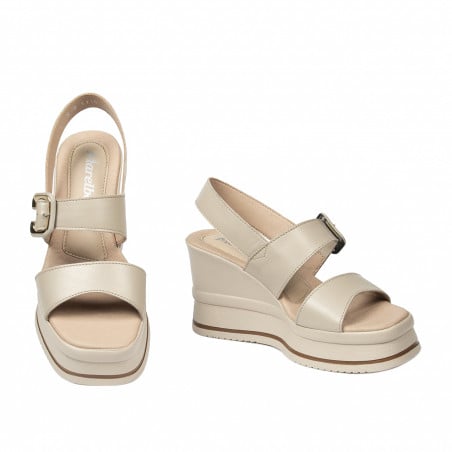 Damensandalen 5115 Sandfarbe