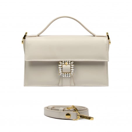 Damemodell Handtasche 039g Elfenbein