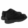 Herren Freizeit Schuhe 989 schwarz Veloursleder