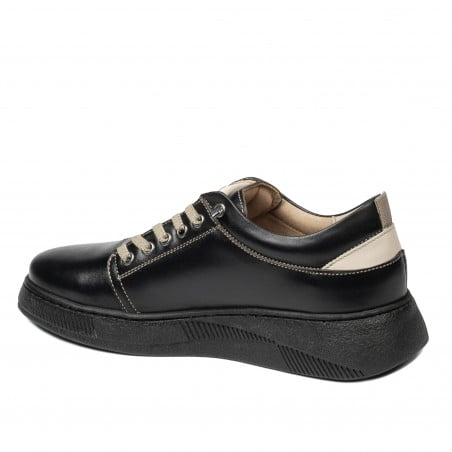Jugendsportschuhe 8006 schwarz kombiniert