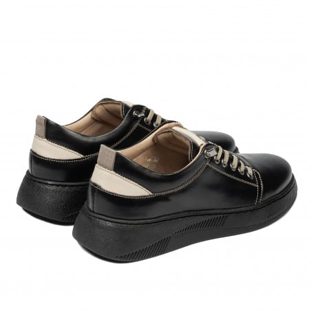 Jugendsportschuhe 8006 schwarz kombiniert