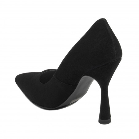 Elegante Damenschuhe 1322 Schwarz Antilope