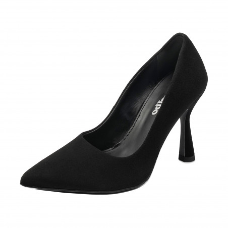 Elegante Damenschuhe 1322 Schwarz Antilope