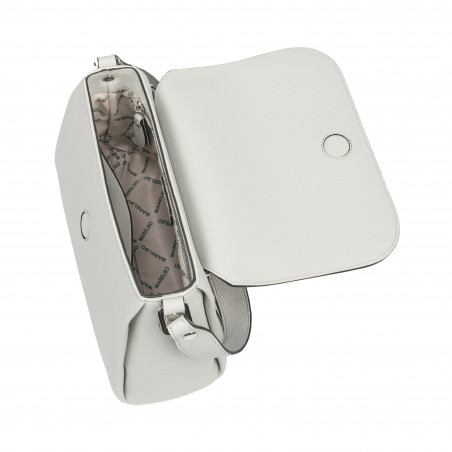 Damente Schultertasche 040g 01 Perlgrau