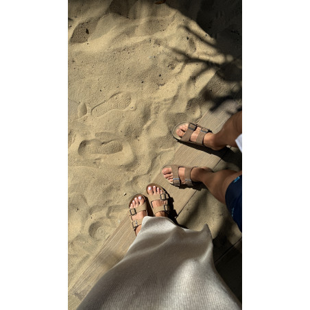 Herren Sandalen 365 Nubuk Braun