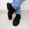 Herren Freizeit Schuhe 989 schwarz Veloursleder lifestyle