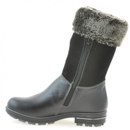 Kinderstiefel 3202 schwarz
