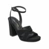 Damensandalen 1347 schwarz Velours
