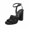 Damensandalen 1347 schwarz Velours
