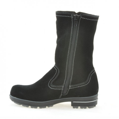 Kinderstiefel 3208 schwarz Velours