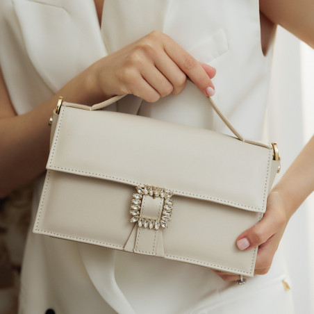 Damemodell Handtasche 039g Elfenbein lifestyle
