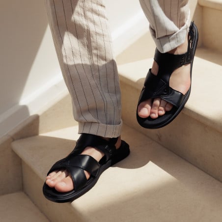 Herren Sandalen 363 schwarz lifestyle