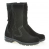 Kinderstiefel 3208 schwarz Velours