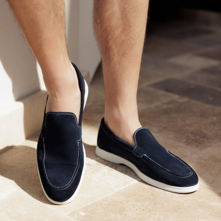 Herren Mokassins 980 indigo Velour lifestyle