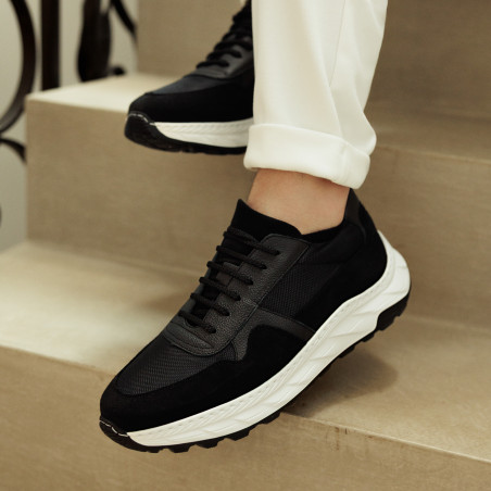 Herren Freizeitschuhe/Sportschuhe 986 schwarz kombiniert lifestyle