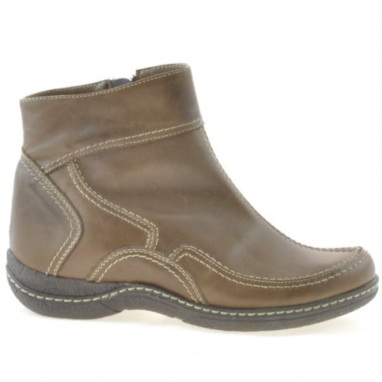 Damenstiefeletten 3223 a Kaffee