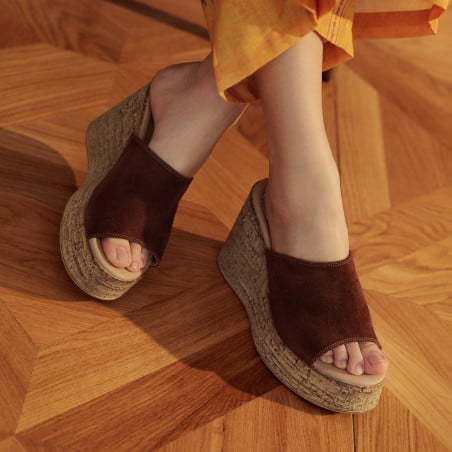 Damensandalen 5113 Bufo Braun lifestyle
