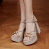 Damen Sandalen 1310 Sand Velour