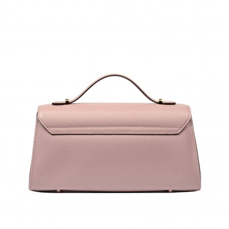 Damentasche 041g puderrosa Safiano Schultertasche