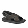 Herrensandalen 364 Schwarz kombiniert