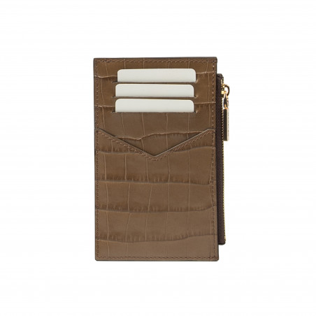 Portemonnaie 209g Croco Braun