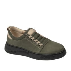 Jugendsportschuhe 8006 Bufo Olivgrün Kombiniert