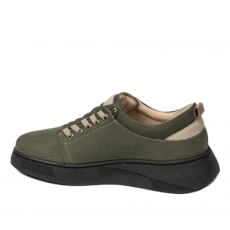 Jugendsportschuhe 8006 Bufo Olivgrün Kombiniert