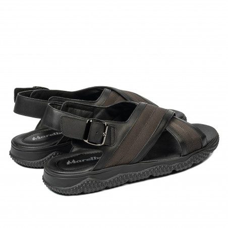 Herrensandalen 364 Schwarz kombiniert