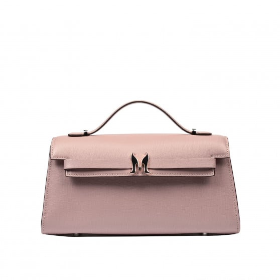Damentasche Schultertasche 041g 01 puderrosa Safiano