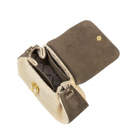 Damentasche Handtasche 042g Bufo Taupe