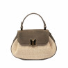 Damentasche Handtasche 042g Bufo Taupe