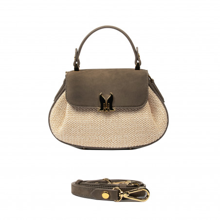 Damentasche Handtasche 042g Bufo Taupe