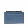 Kartenetui 209g Croco Himmelblau