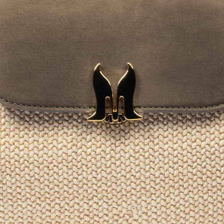 Damentasche hand 043g Bufo taupe