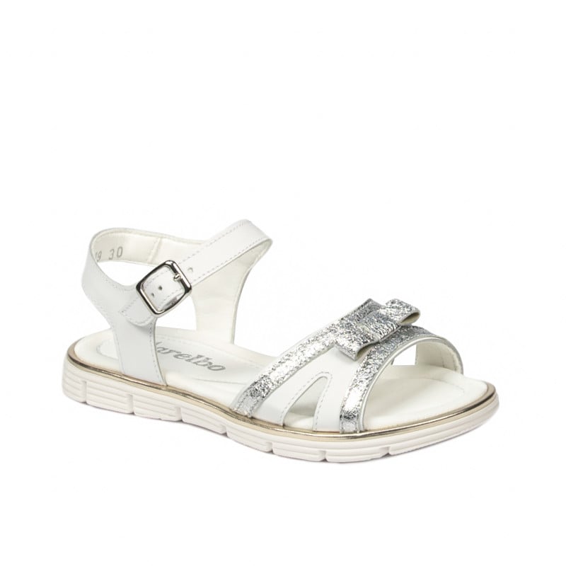 Kindersandalen 539-1 weiß kombiniert