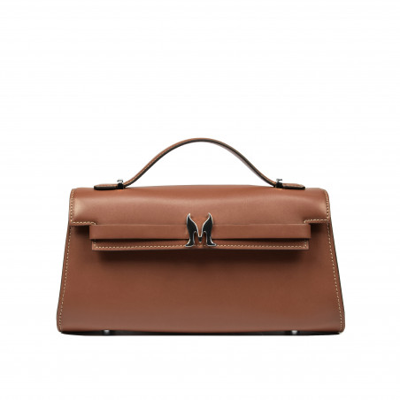 Damentasche Schultertasche 041g 01 Cognacbraun