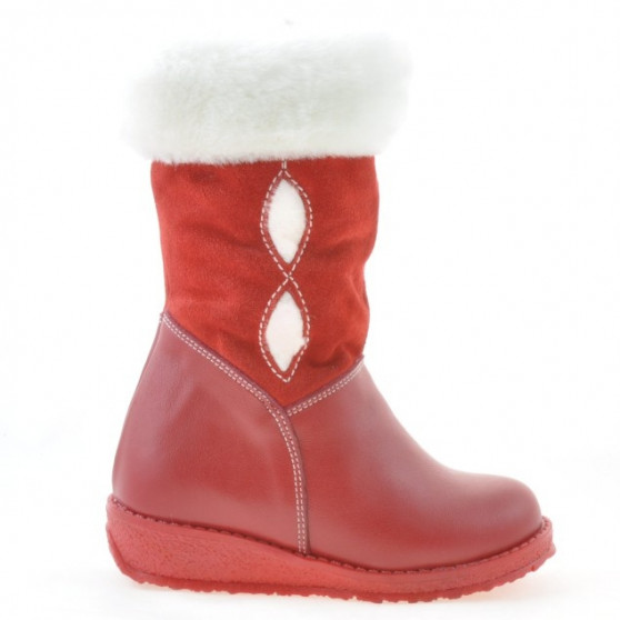 Kinderstiefel Klein 24c Rot kombiniert Kinderstiefel Klein 24c Rot kombiniert