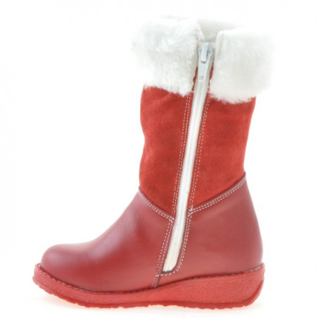 Kinderstiefel Klein 24c Rot kombiniert