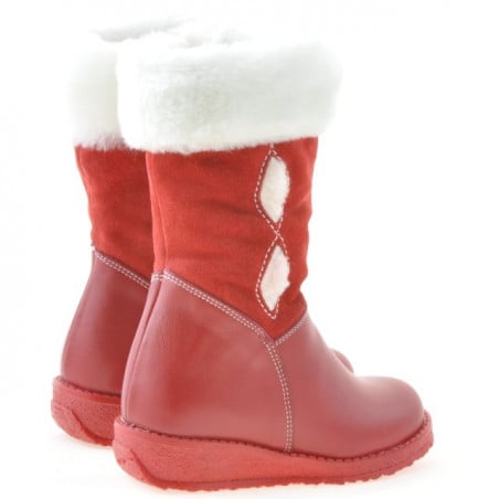 Kinderstiefel Klein 24c Rot kombiniert