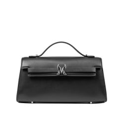 Damentasche Schultertasche 041g 01 schwarz Napa