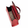 Schultertasche für Damen 041g in Rot Kroko
