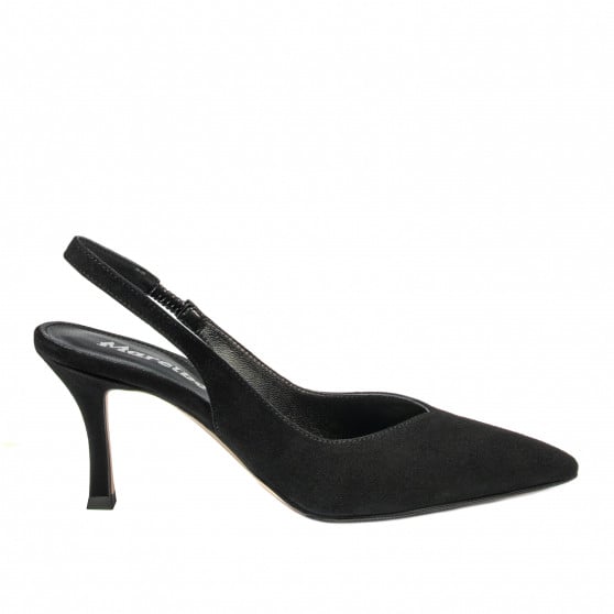 Damen Sandalen 1343 schwarz Velours Damen Sandalen 1343 schwarz Velours