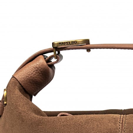 Damentasche 037g Wildleder braun
