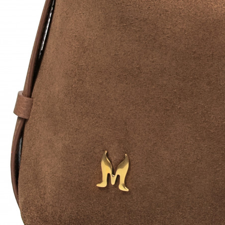 Damentasche 037g Wildleder braun