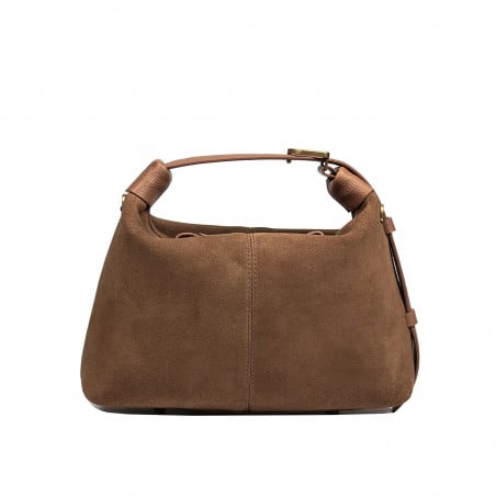 Damentasche 037g Wildleder braun