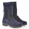 Kinderstiefel 3208 Indigo Veloursleder