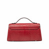 Damentasche Schultertasche 041g 01 Croco Rot