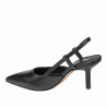 Damensandalen 1344 schwarz