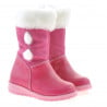 Kleine Kinderstiefel 24c rosa kombiniert