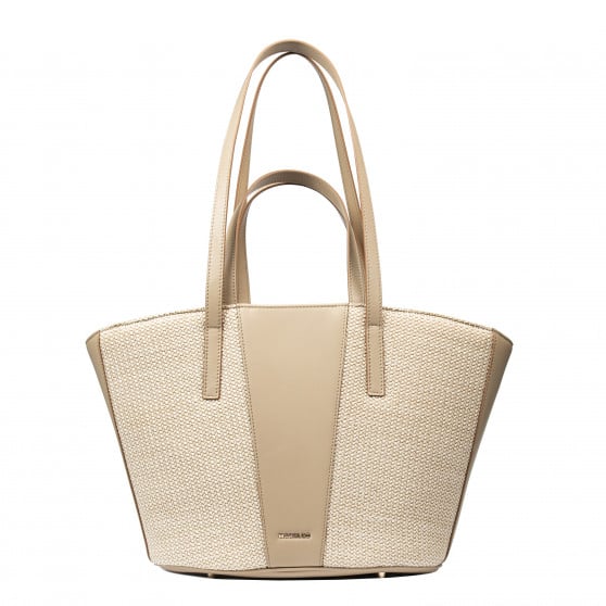 Damentasche für den Strand 044g Nude+Raffia Damentasche für den Strand 044g Nude+Raffia